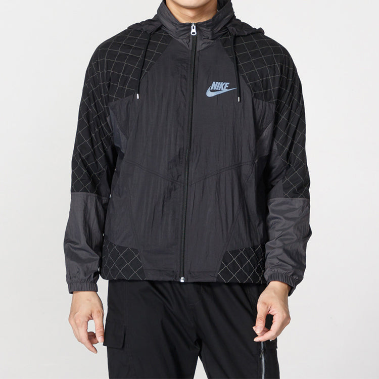 Nike Woven Athleisure Casual Sports Jacket Black CK5024-010