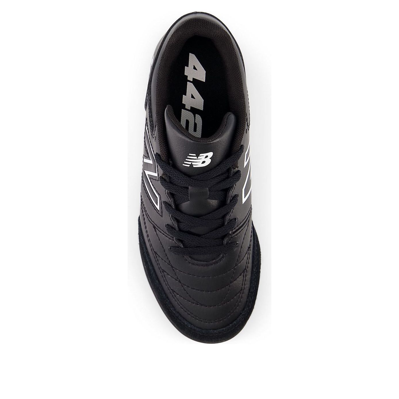 (GS) New Balance 442 v2 Academy TF JNR Wide 'Black White' JS43TBK2
