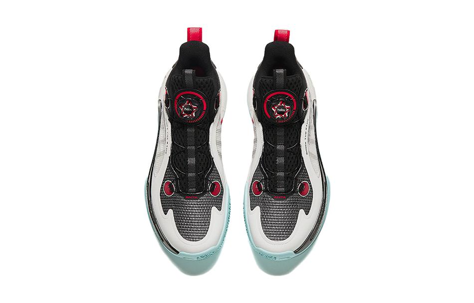(GS) ANTA Basketball Shoes 'White Black Red' 312411109-3