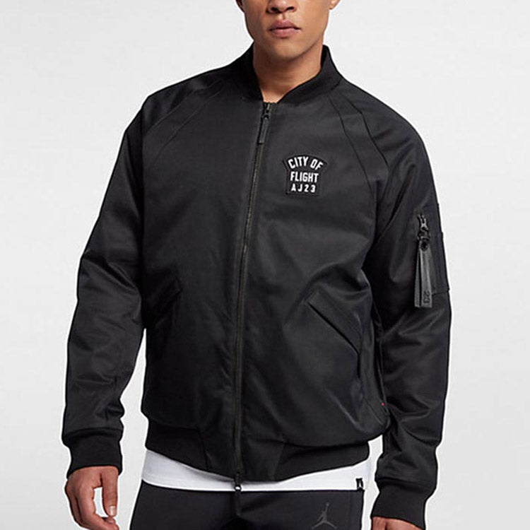Air Jordan City Of Flight MA-1 Jacket Black 911314-010