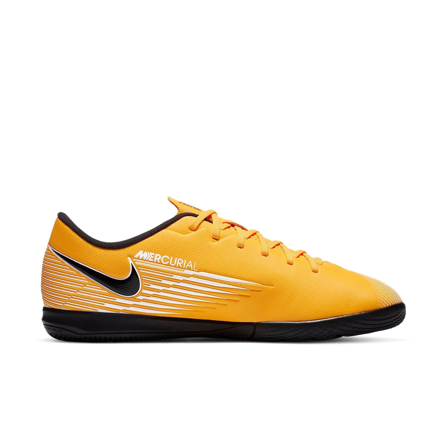 (GS) Nike Jr Mercurial Vapor 13 Academy IC Indoor Court 'Black Yellow' AT8137-801
