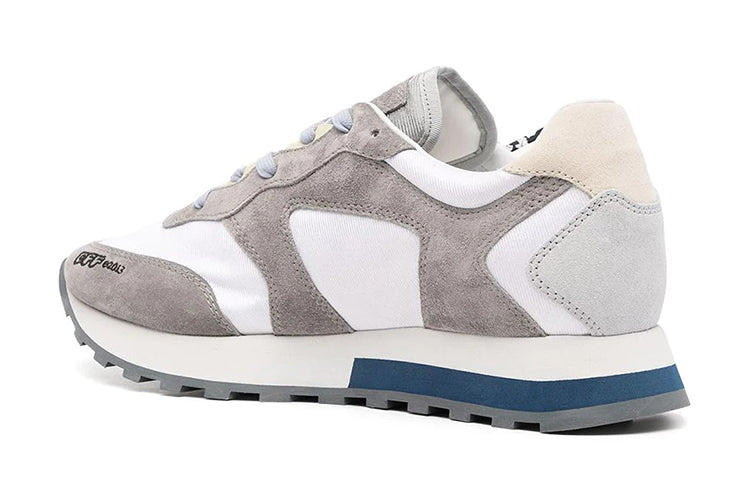 Off-White Logo Running Shoes Gray OMIA140F21LEA0010910