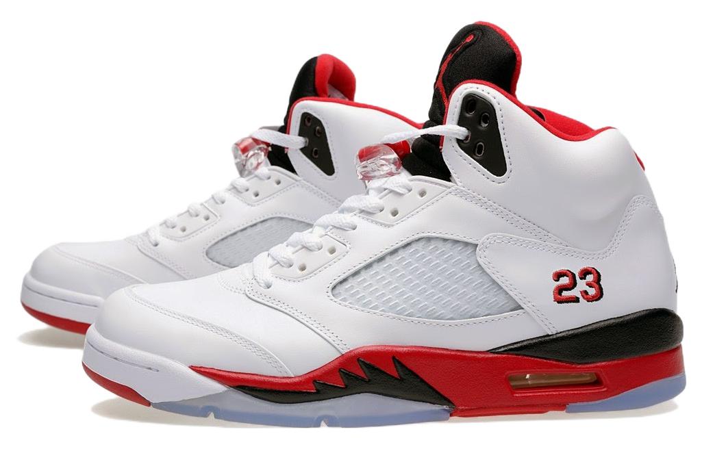 (GS) Air Jordan 5 Retro 'Fire Red Black Tongue' 2013 440888-120