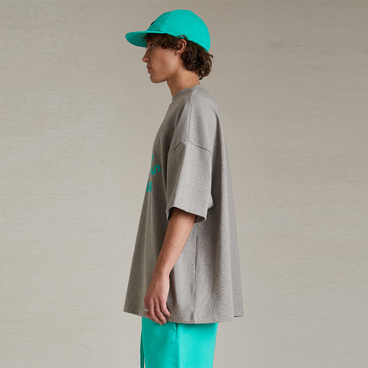 Fear of God Essentials SS24 Crewneck T-Shirt 'Dark Heather Oatmeal' 125SP242003F