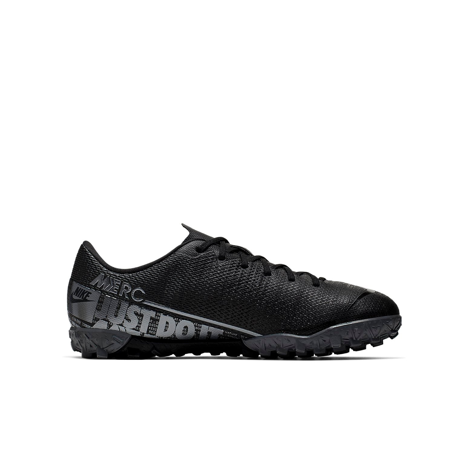 (GS) Nike JR Mercurial Vapor 13 Academy TF 'Black Silver' AT8145-001