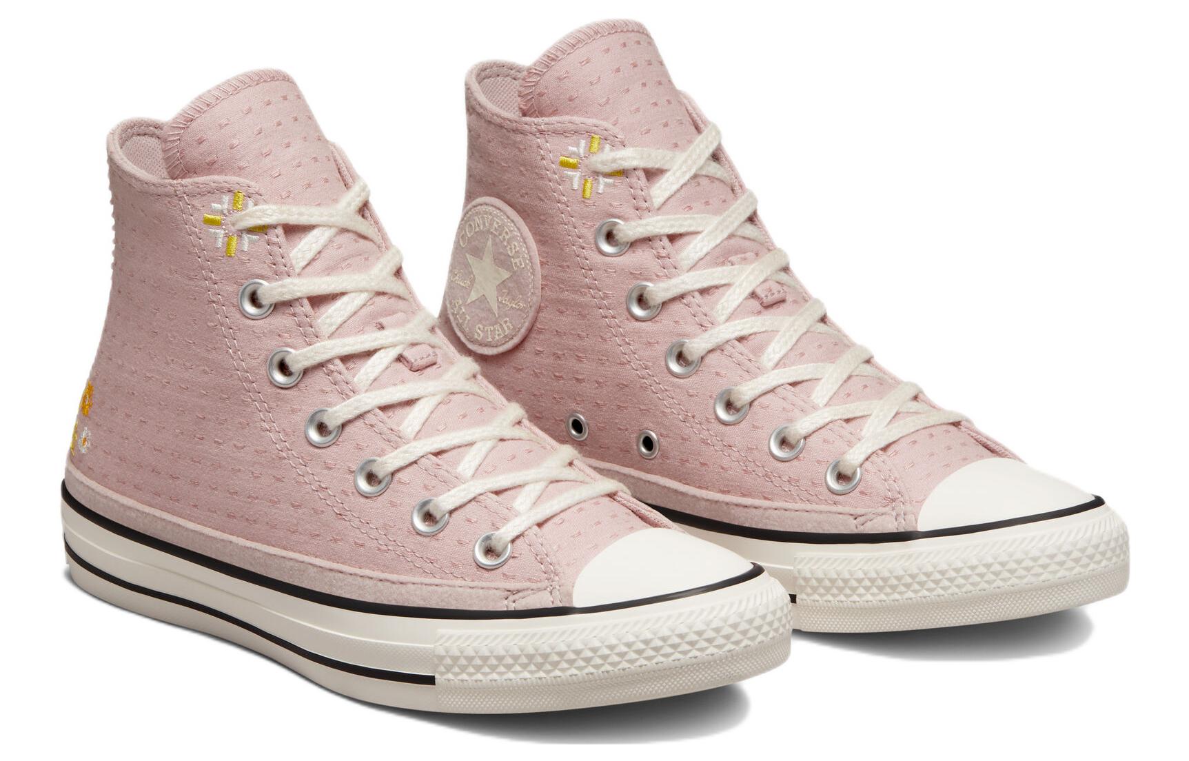 (WMNS) Converse Chuck Taylor All Star High 'Autumn Embroidery Stone Mauve' A05065C