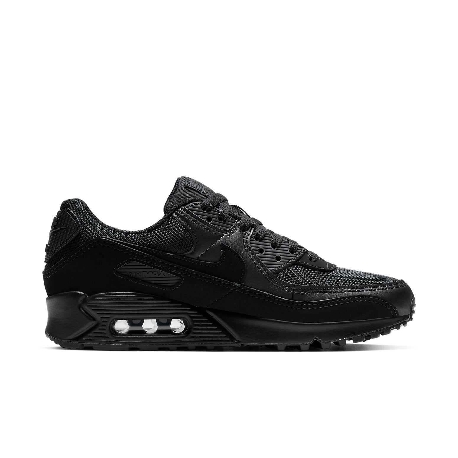 (WMNS) Nike Air Max 90 Recraft 'Triple Black' CQ2560-002
