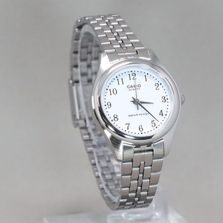 Casio Retro Fashion Business Casual Analog Watch 'Silver Steel' LTP-1129AA-7BJH