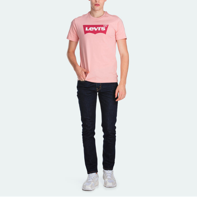 Men's Levis Chest Logo Short Sleeve Pink 22489-0259