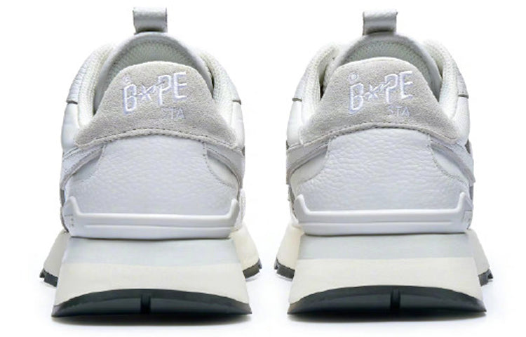 A BATHING APE ROAD STA EXPRESS Leather Low 'White' 1I70-191-015-WHITE