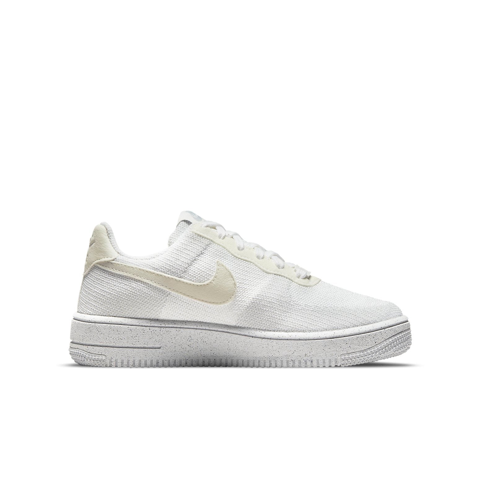 (GS) Nike Air Force 1 Crater Flyknit 'White Wolf Grey' DH3375-100