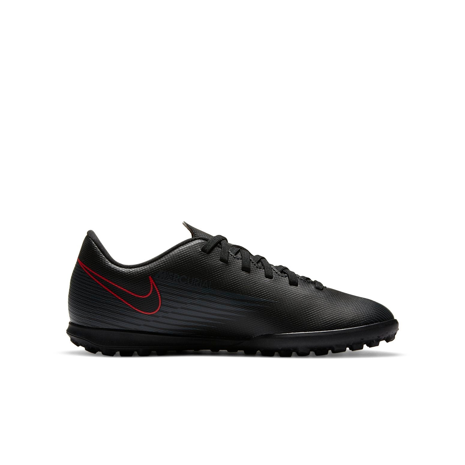 (GS) Nike Mercurial Vapor 13 Club TF Turf 'Black Red' AT8177-060