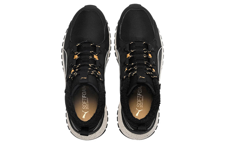 PUMA Pacer Next Sb Wtr Mid-Cut Running Shoes Black/White 366936-01