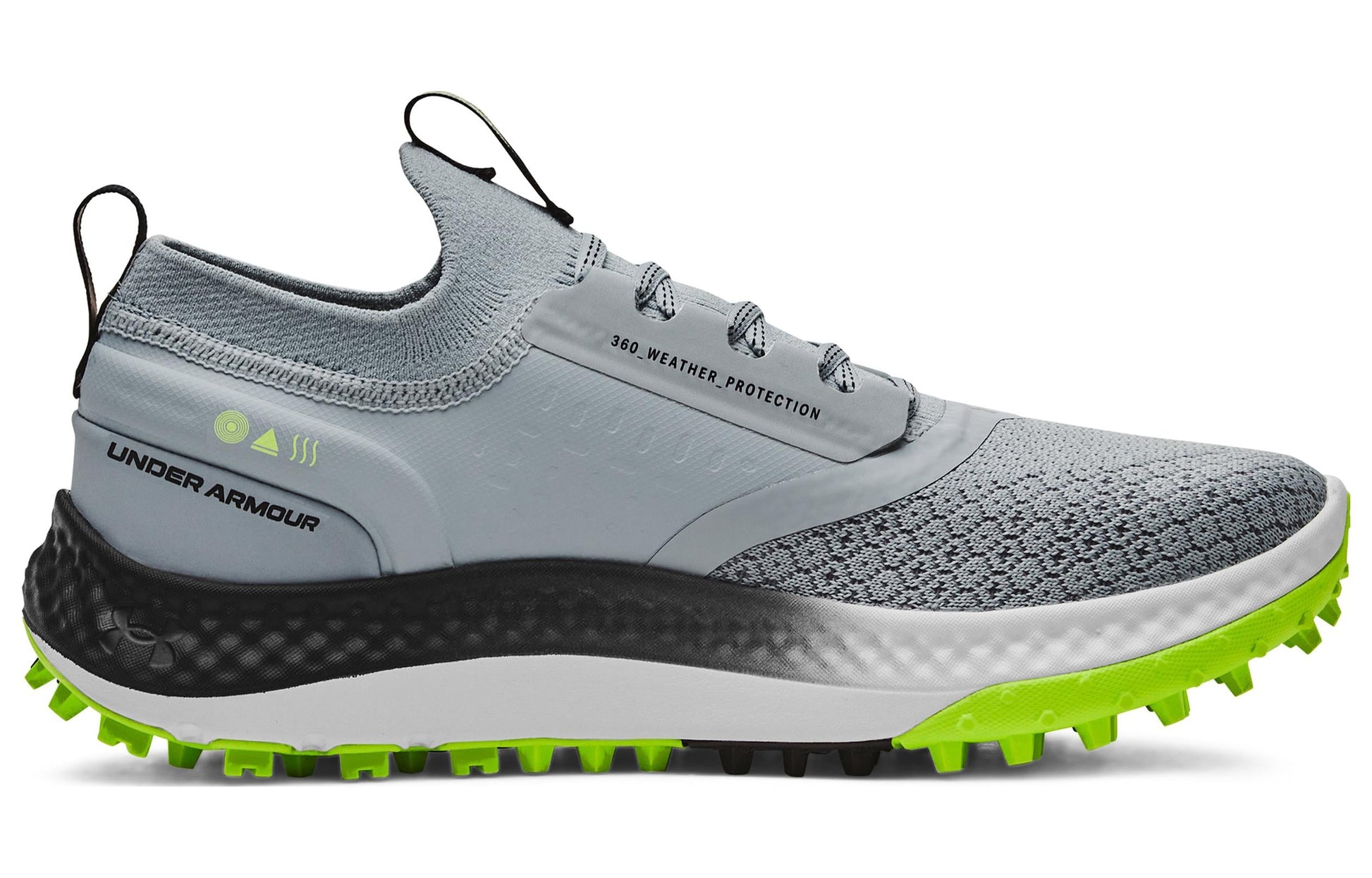 Under Armour Charged Phantom SL Golf Shoes 'Grey Green' 3026400-400