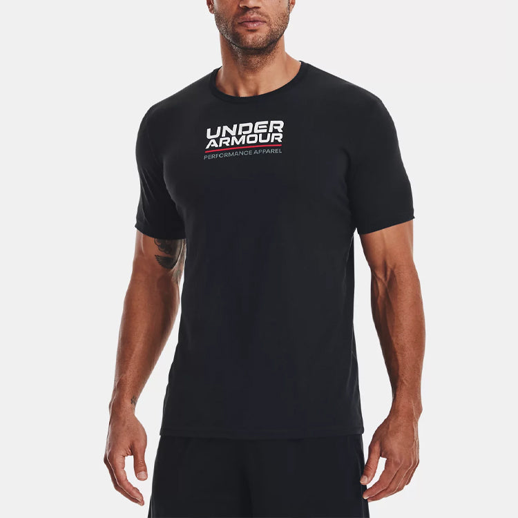 Under Armour Multicolor Box Logo T-shirt 'Black' 1370529-002