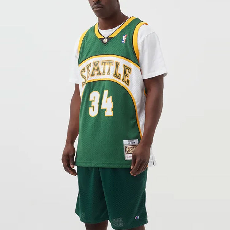 Mitchell & Ness NBA Swingman Jersey 'Seattle SuperSonics - Ray Allen 2006-07' SMJYCP20035-SSUDKGN06RAL