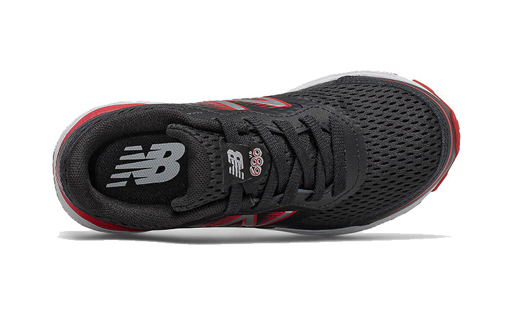 New Balance Bungee Lace 680v6 'Black Red' YP680LB6