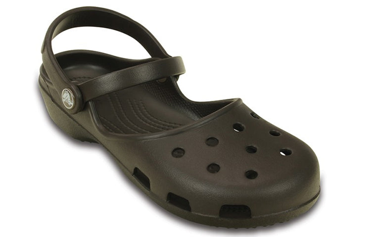 (WMNS) Crocs Classic Clog Beach Coffee Sandals 202494-206