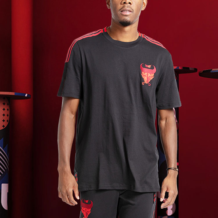 adidas FC Bayern CNY Tee 'Black Red'  GK8625