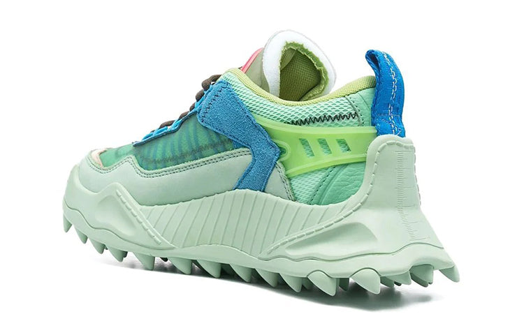 (WMNS) Off-White Odsy-1000 Low-Top Sneakers 'Green Blue' OWIA180F21FAB0025045