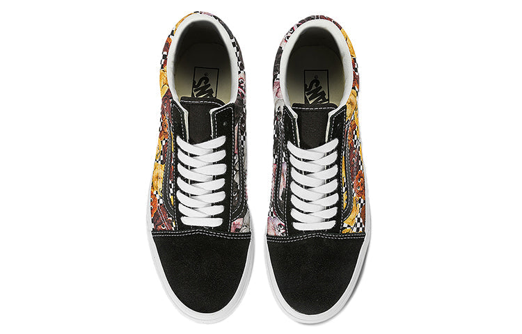 Vans Old Skool Low Tops Skateboarding Shoes Unisex Black White  VN0A7Q2JLNN