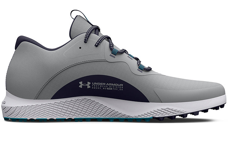 Under Armour Charged Draw 2 Spikeless Golf 'Grey Midnight Navy' 3026399-101