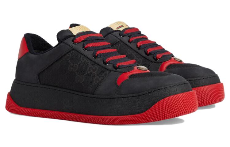 Gucci Screener Sneaker 'Black Red' 750048-FAB39-1058