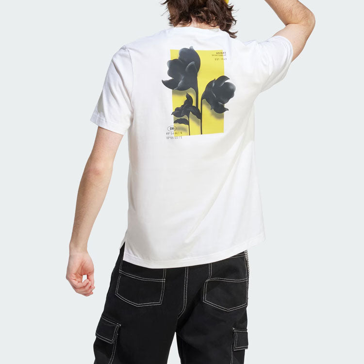 adidas Sportswear City Escape Split-Hem T-Shirt 'White' II3478