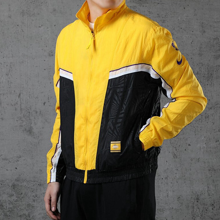 Nike Lakers City Edition Sports Jacket Yellow CN5483-010