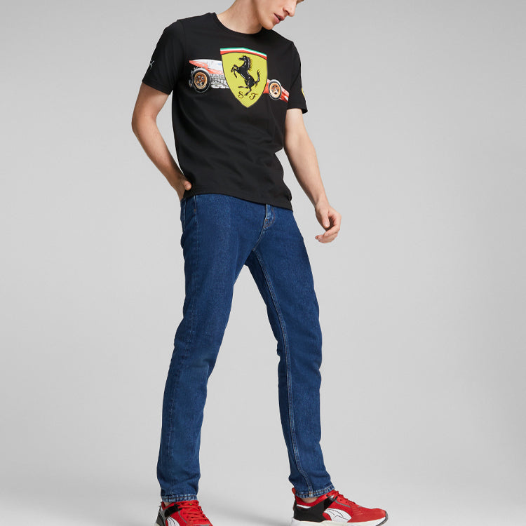 PUMA Scuderia Ferrari Shield Tee 'Black' 535851-01