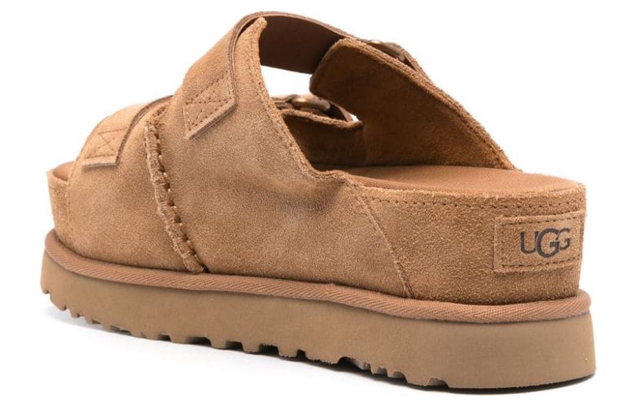 (WMNS) UGG Goldenstar Hi Slide 'Chestnut' 1155458-CHE