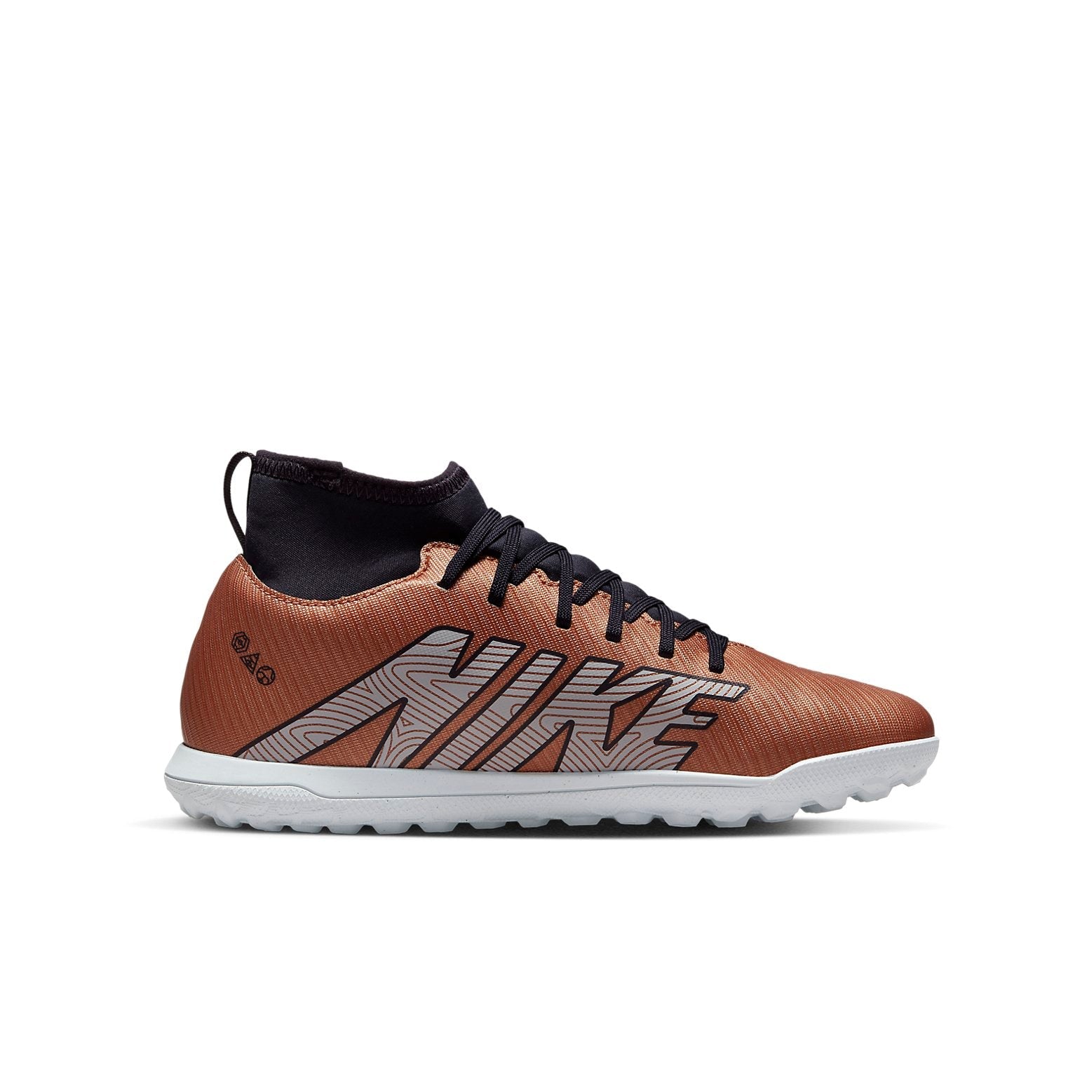 (GS) Nike Jr Mercurial Superfly 9 15 Club TF 'Bronze Black White' DR6073-810