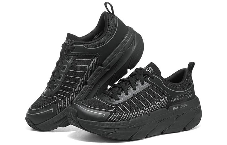 (WMNS) Skechers Max Cushioning Premier 'Black' 128254-BKCC