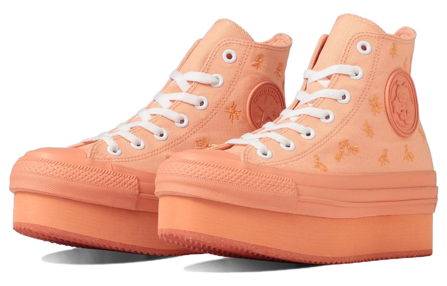 (WMNS) Converse Chuck Taylor All Star x Ancco Chunkyline Hi 'Pastel Orange' 31308090