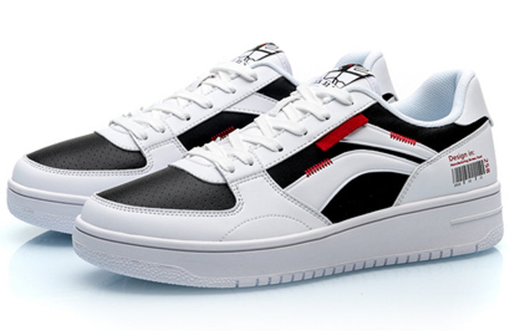 Li-Ning No.258 Classic Leisure Low 'White Black' AGCN357-5