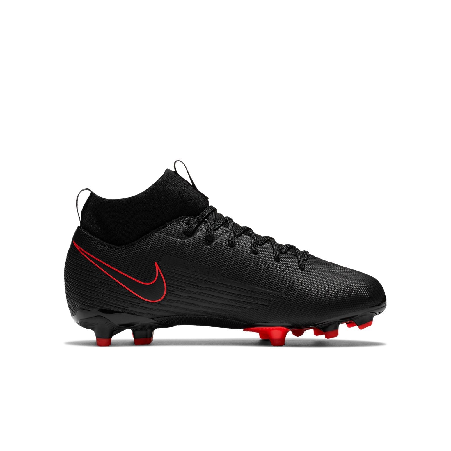 (GS) Nike Jr. Mercurial Superfly 7 Academy MG Black/Red AT8120-060