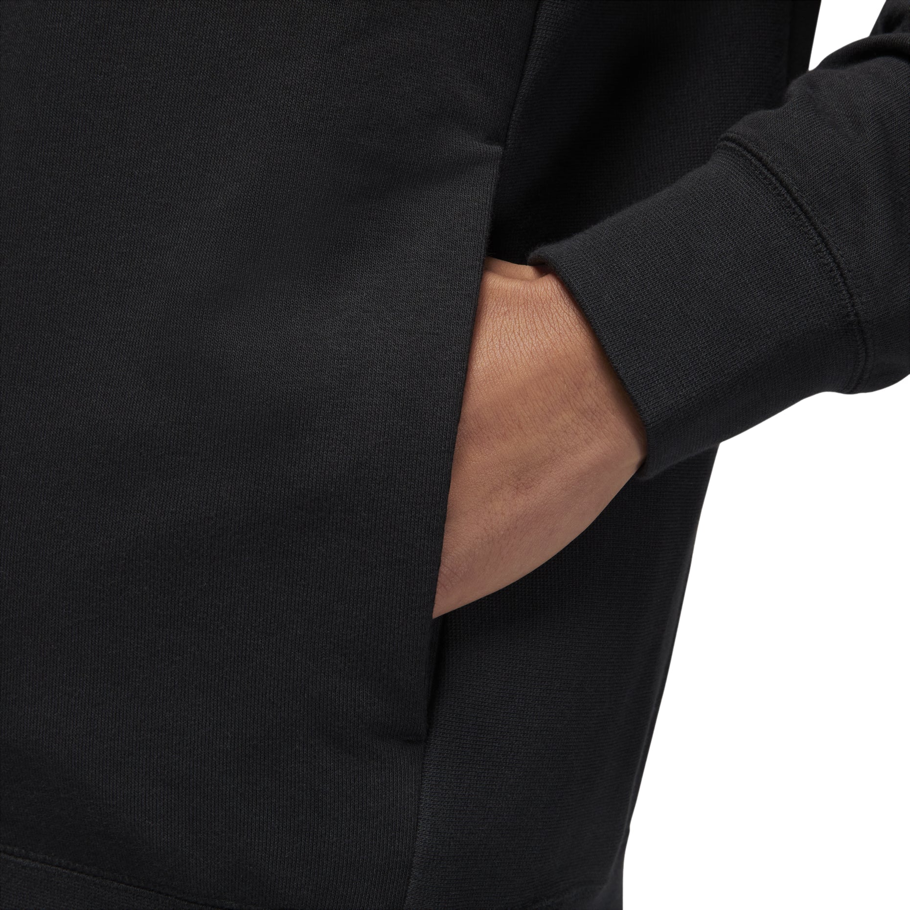 Air Jordan Solid Color  Pullover Hoodie Men's Black DQ7328-010