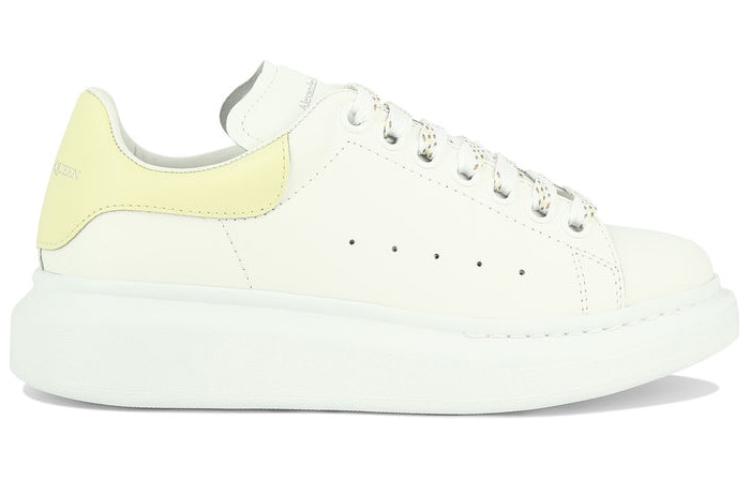 (WMNS) Alexander McQueen Oversized Shoes 'White Lemon Yellow' 718139WHGP53523