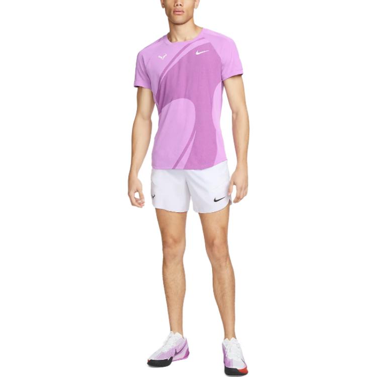 Nike Dri-Fit Rafa Short-Sleeve Tennis T-Shirts 'Rush Fuchsia' DV2877-532