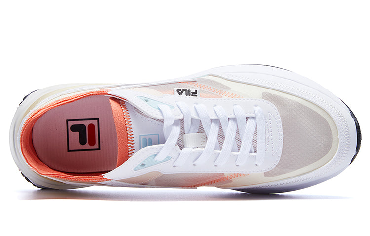 (WMNS) FILA RENNO Classics Sneakers 'White Orange' F12W226122FSA