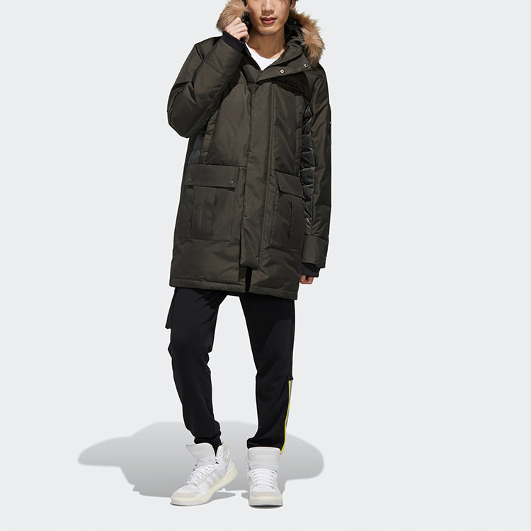 adidas neo Sports Down Jacket Brown GJ8827