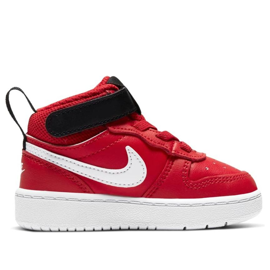(TD) Nike Court Borough Mid 2 'Red Black White' CD7784-600