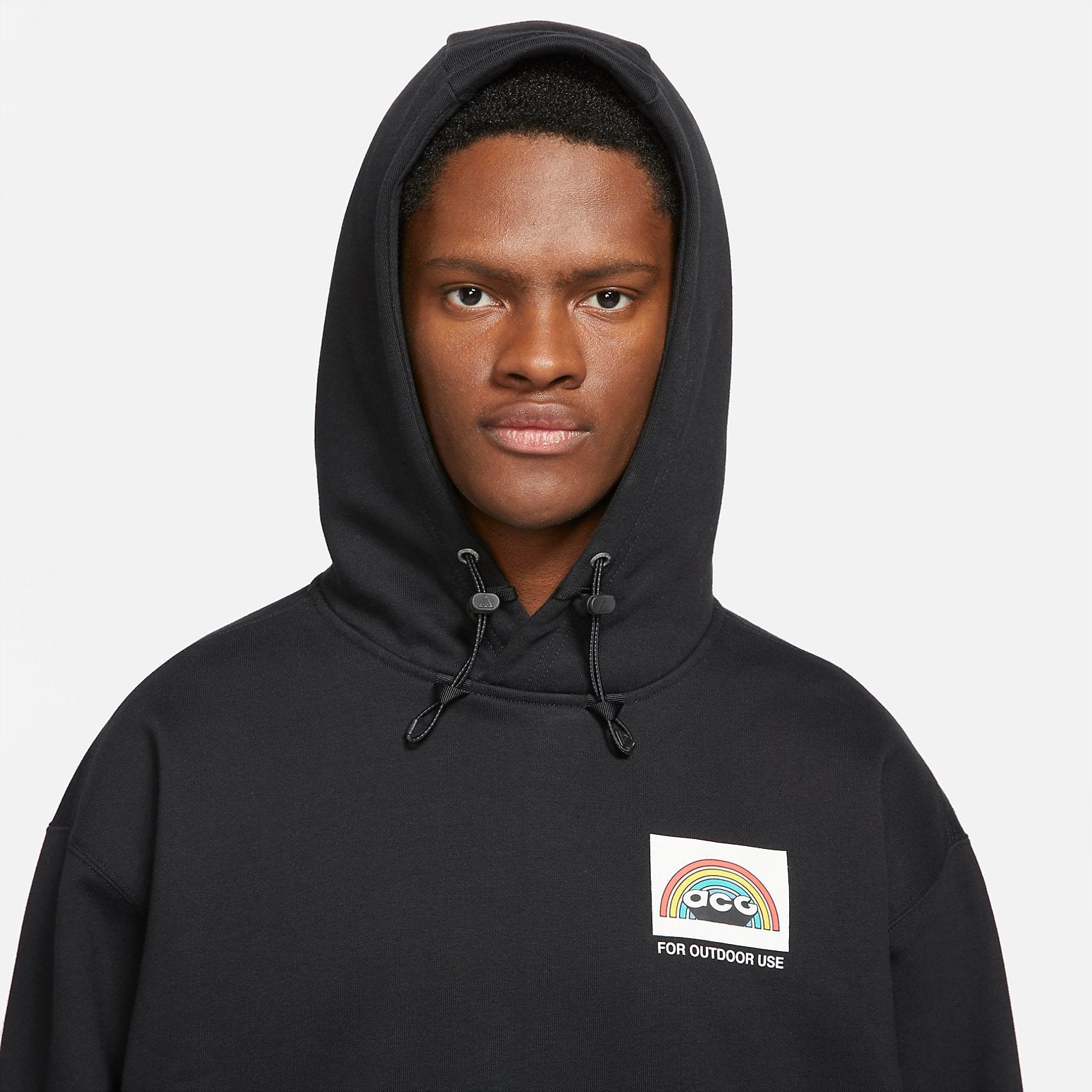 Nike ACG Graphic Popover Hoodie 'Black' DJ1293-010