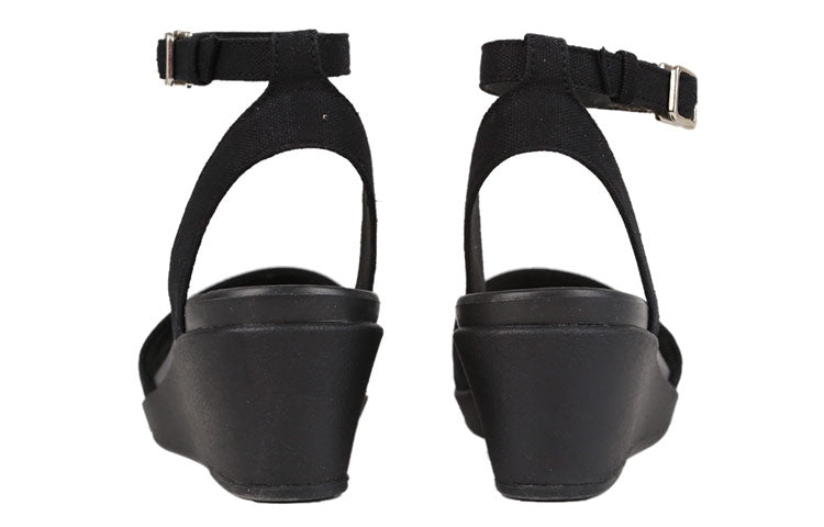 (WMNS) Crocs Metallic Coffee Sandals 'Gold Black' 205800-98A