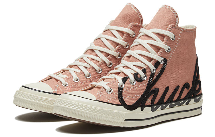 Converse Chuck 70 High 'Scripted Signature Print - Rose Gold' 167697C