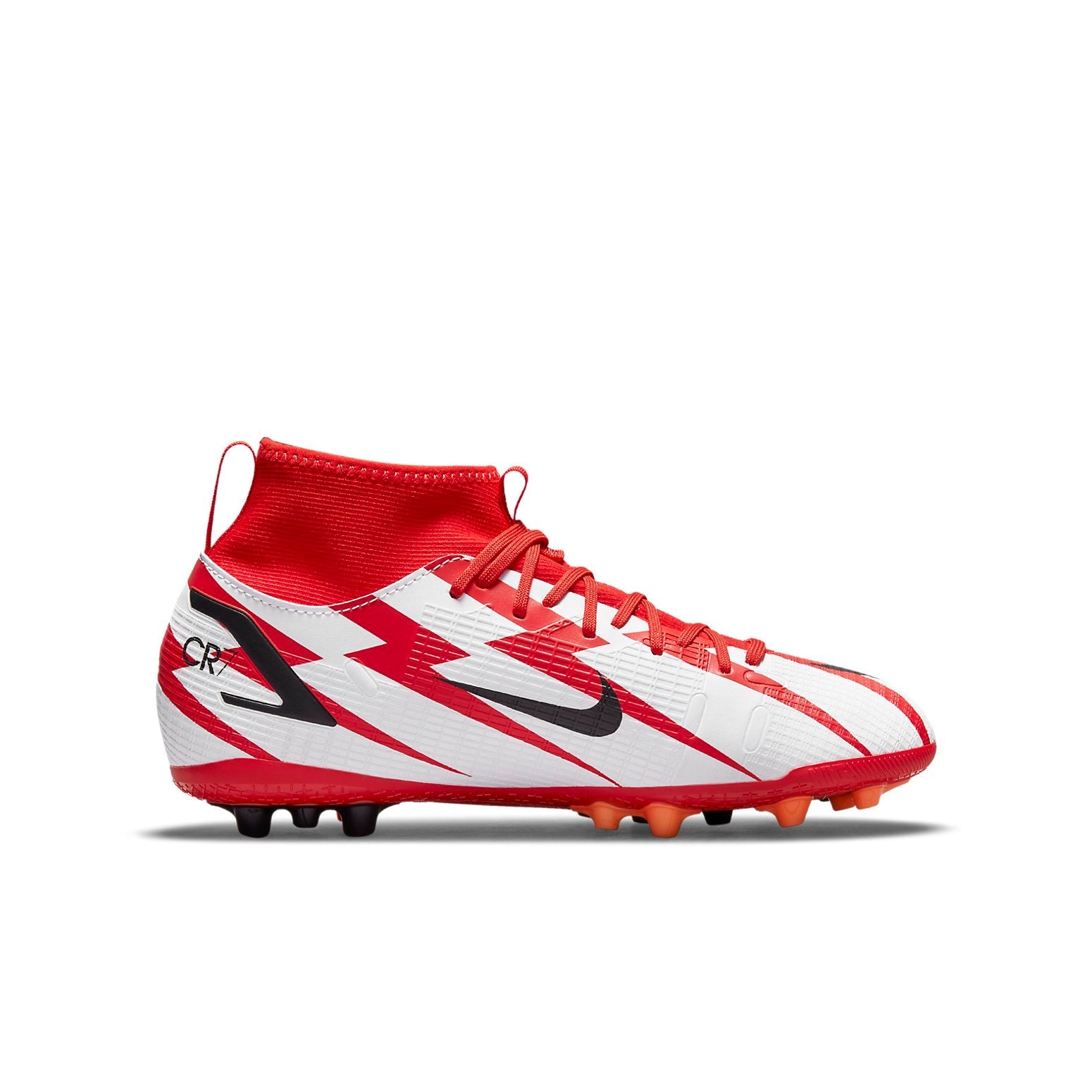 (GS) Nike Jr Mercurial Superfly 8 Academy CR7 MG Sneakers K Red/White DB2674-600