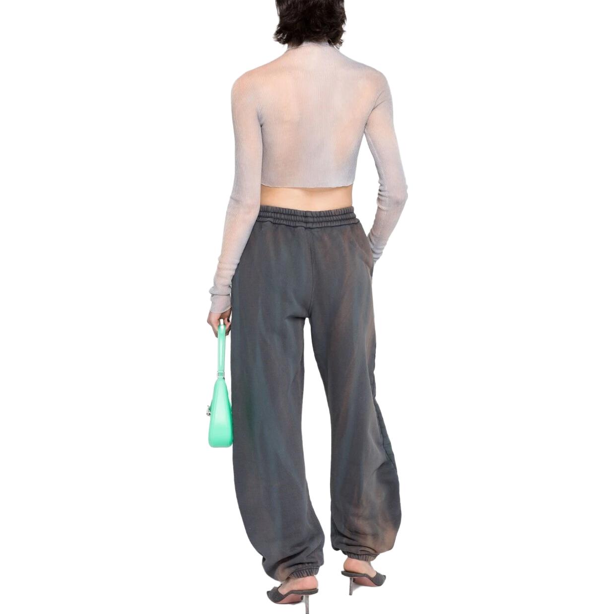 (WMNS) Off-White Laundry Twisted Sweat Pant 'Brown' OWCH018S23JER0016000