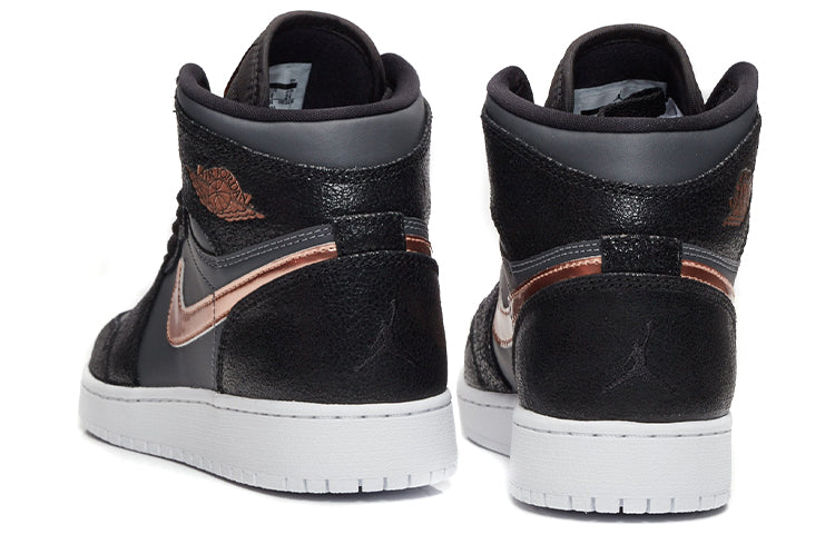 (GS) Air Jordan 1 Retro High 'Black Metallic Red Bronze' 705300-006