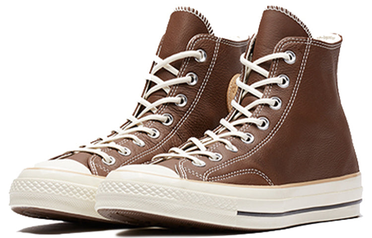 Converse Chuck Taylor 70 Hi Leather Chocolate/Light Fawn/Egret 162394C