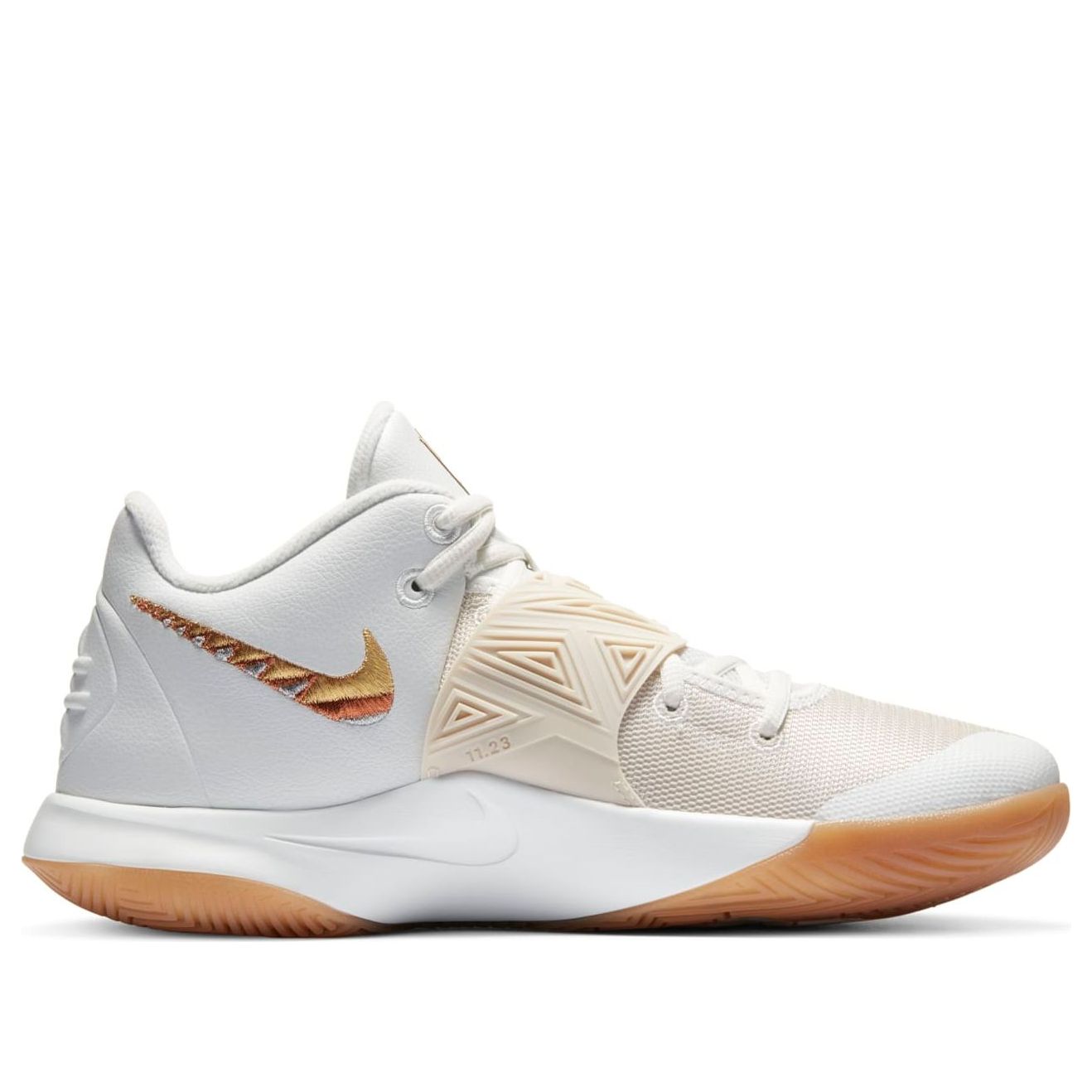 Nike Kyrie Flytrap 3 'White Metallic Gold Gum' BQ3060-105